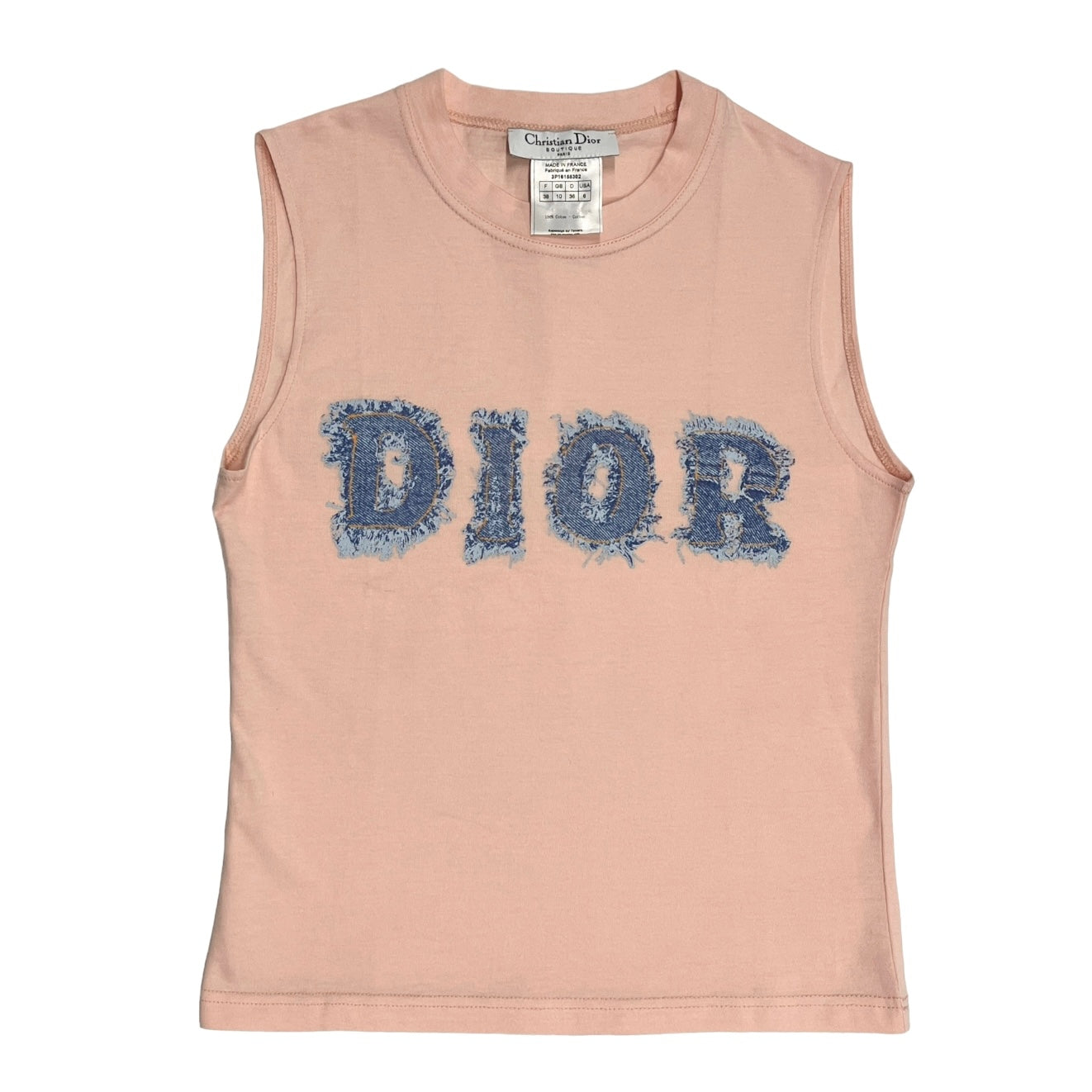Treasures of NYC - Dior J'Adore Pink Logo Tank Top