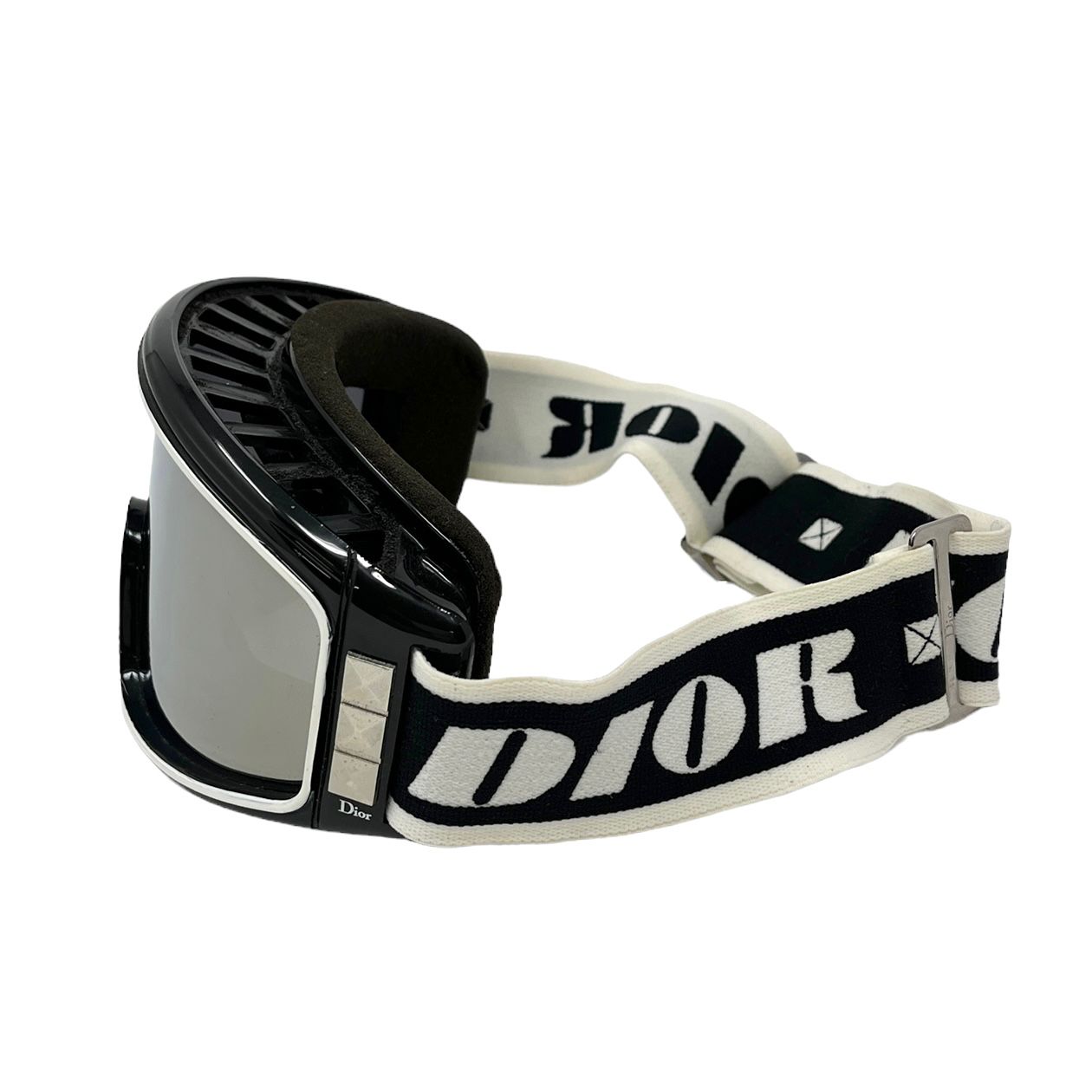 dior snow goggles Dior Black Logo Snow Goggles