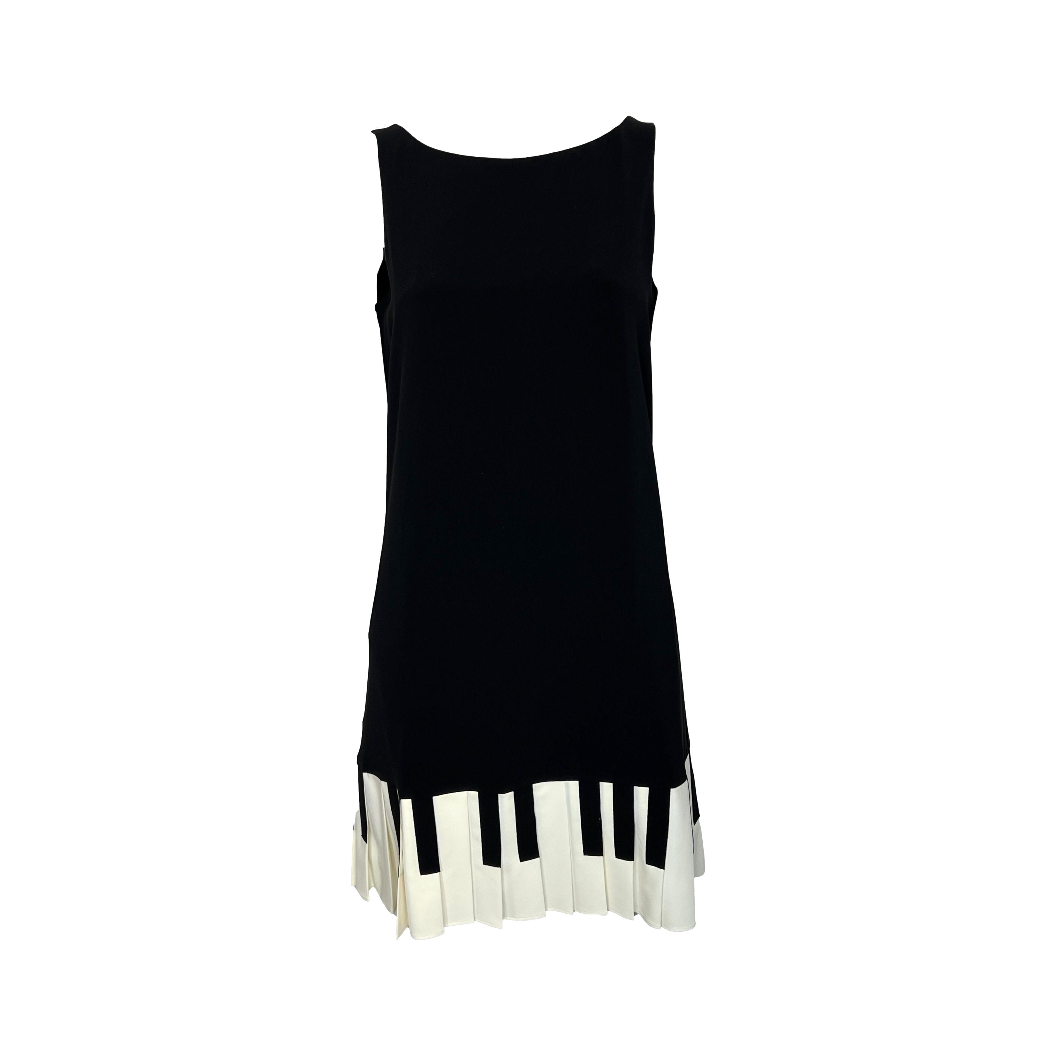 moschino black dress Moschino Black Dress With Bow XS Women's Cocktail Black Dress Perfect