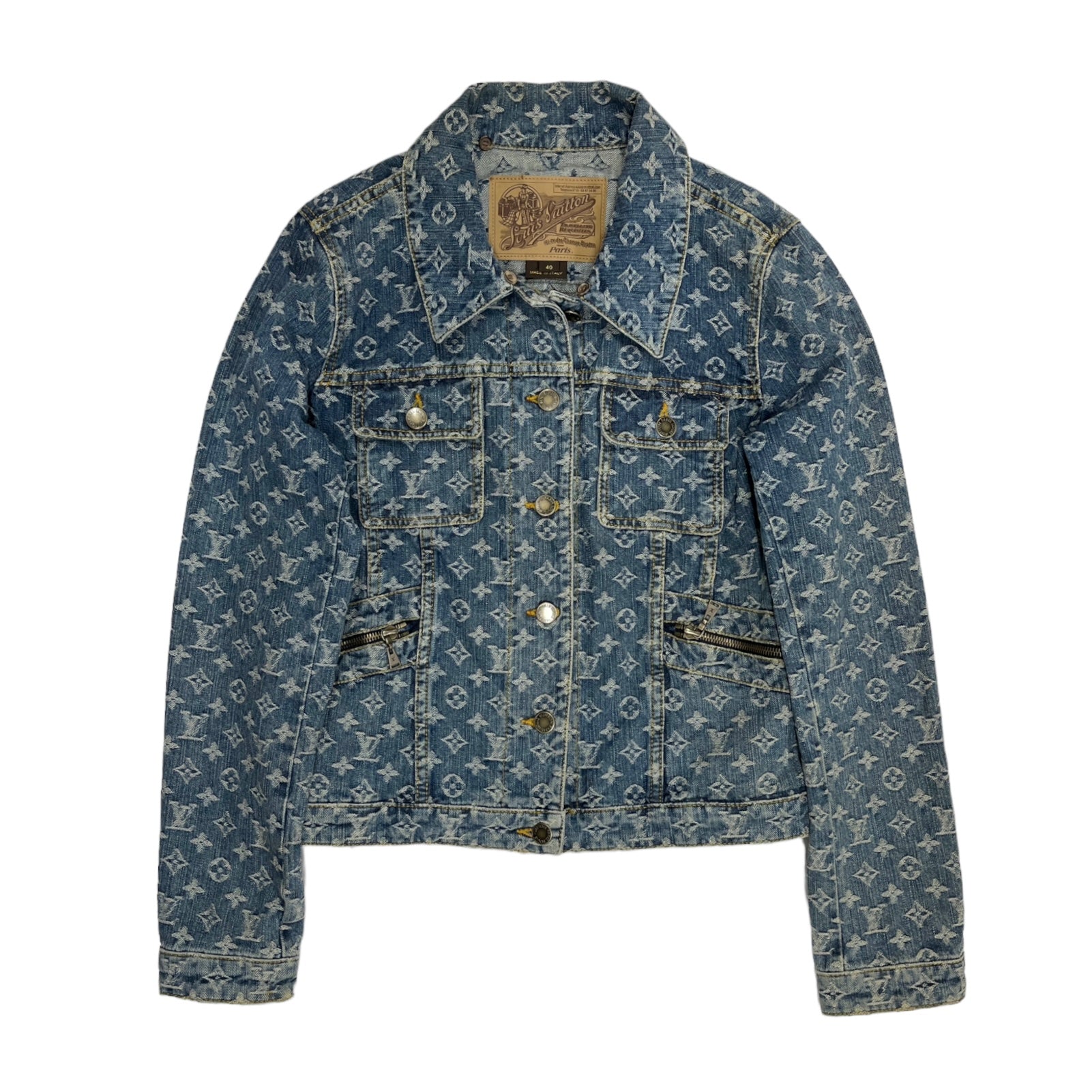 Louis Vuitton Denim Monogram Jacket