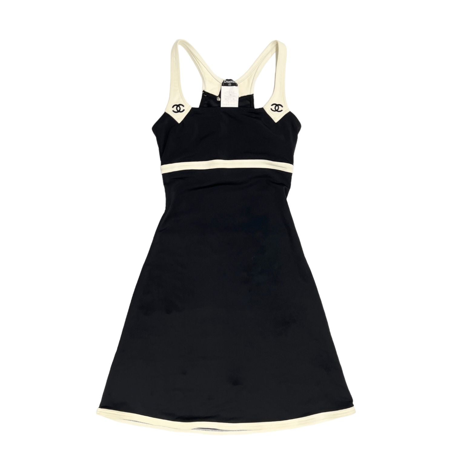 chanel dress black and white Chanel Evening & Cocktail Dress | Preloved Velvet main image 1