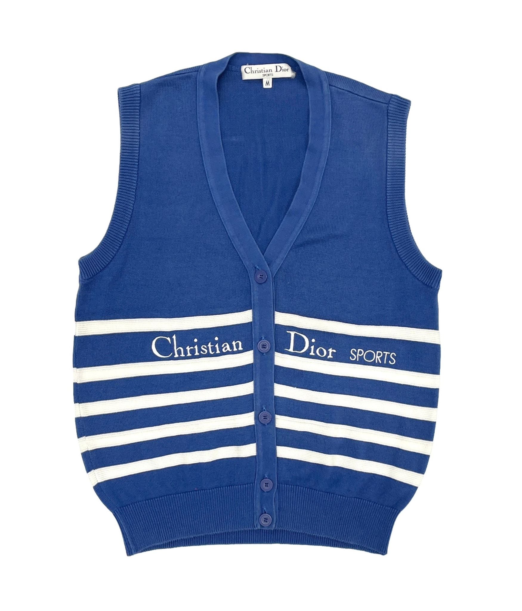 Dior Sports Logo Button Vest