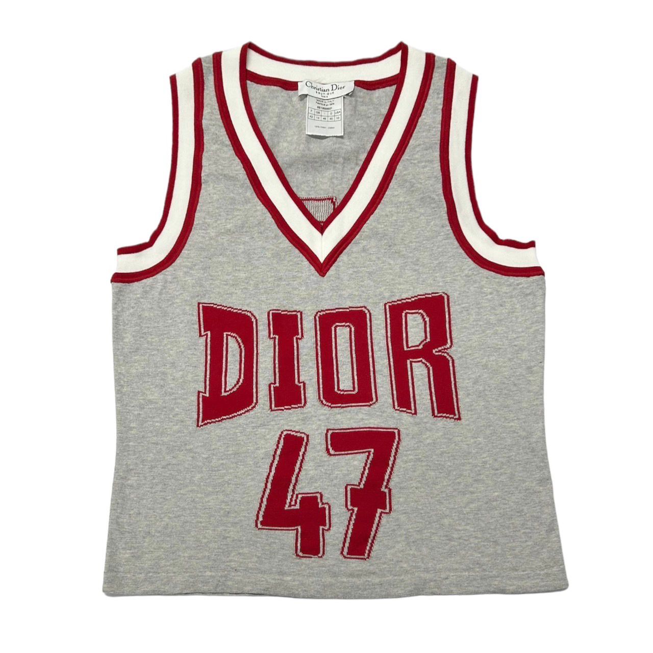 Vintage Dior Grey Varsity Logo Tube Top – Treasures of NYC