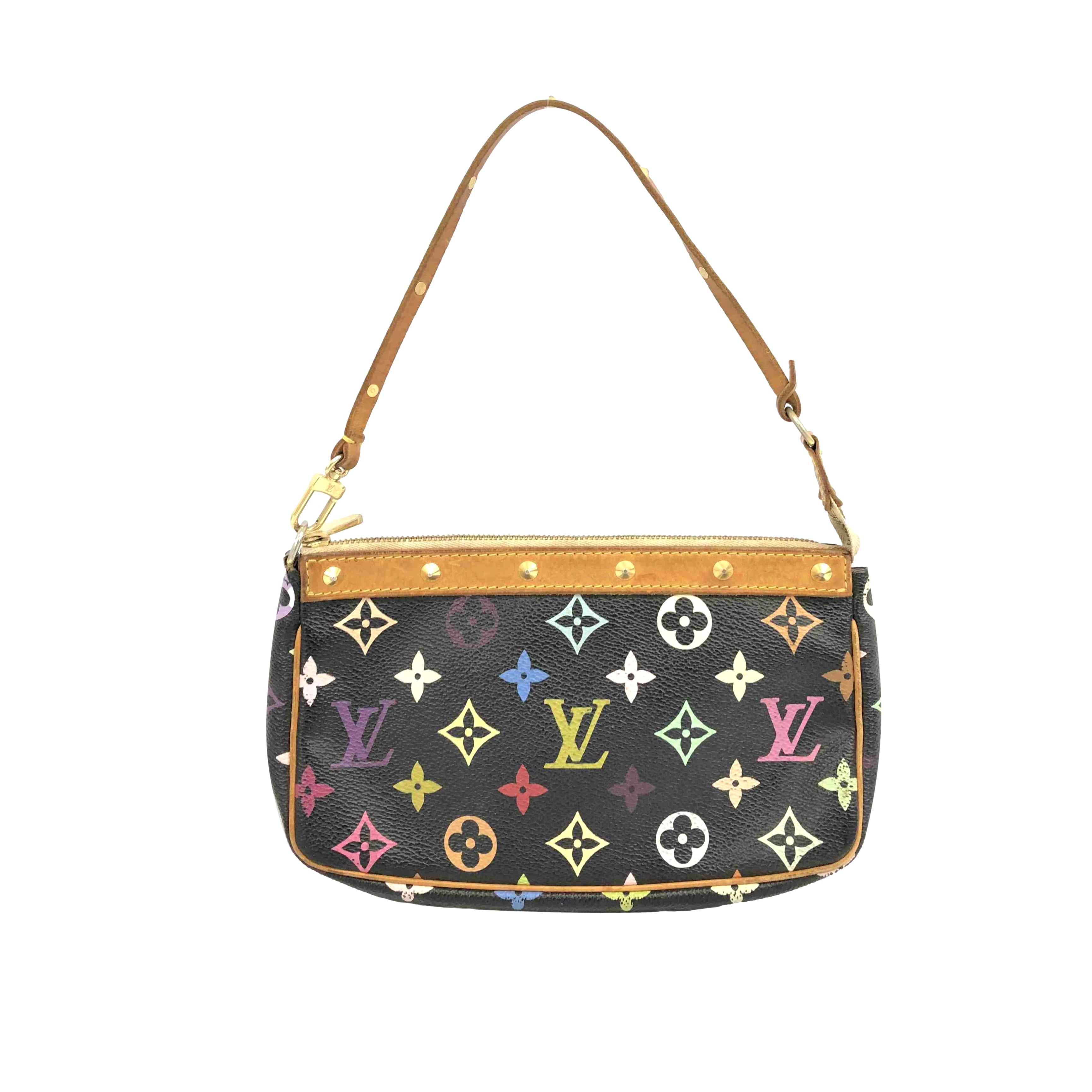 Vintage Louis Vuitton White Multicolor Monogram Mini Shoulder Bag –  Treasures of NYC