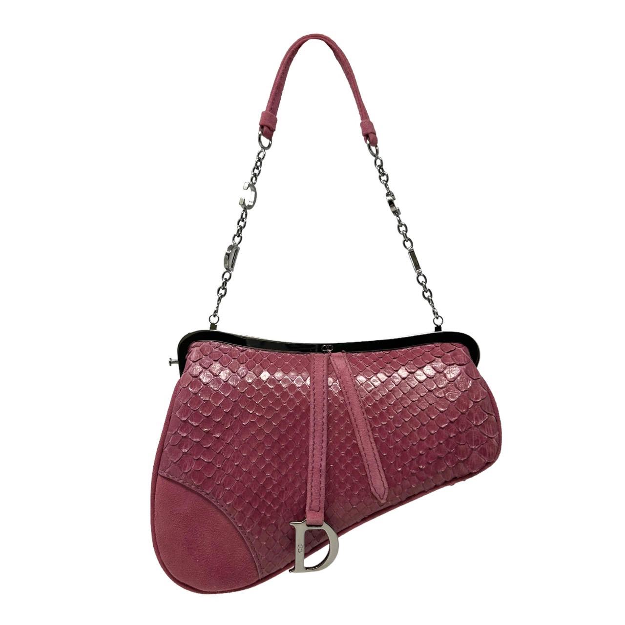 Dior snakeskin saddle bag Clearance