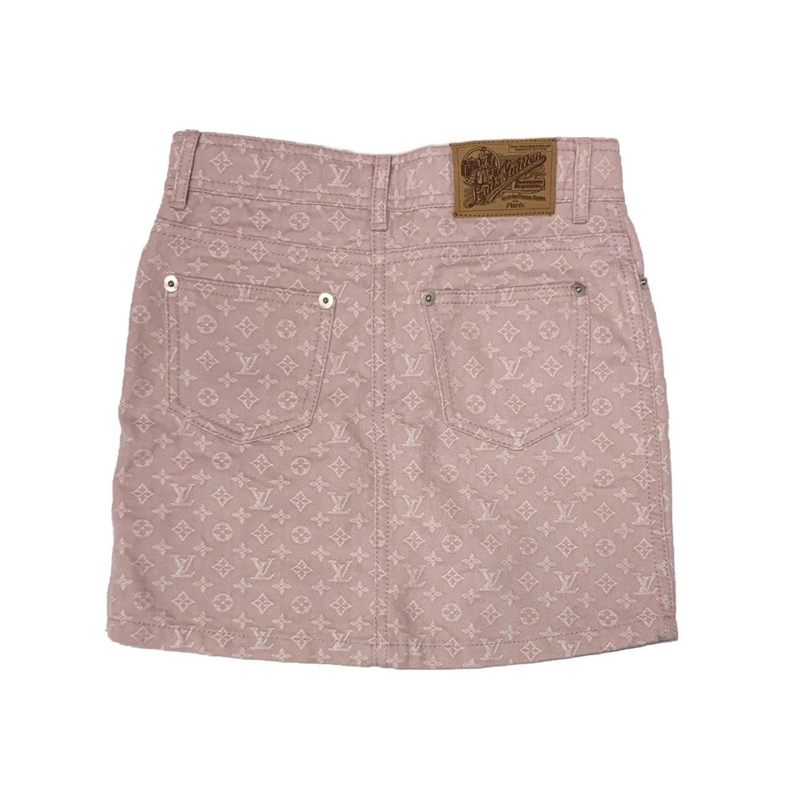 Louis Vuitton Baby Pink Skirt