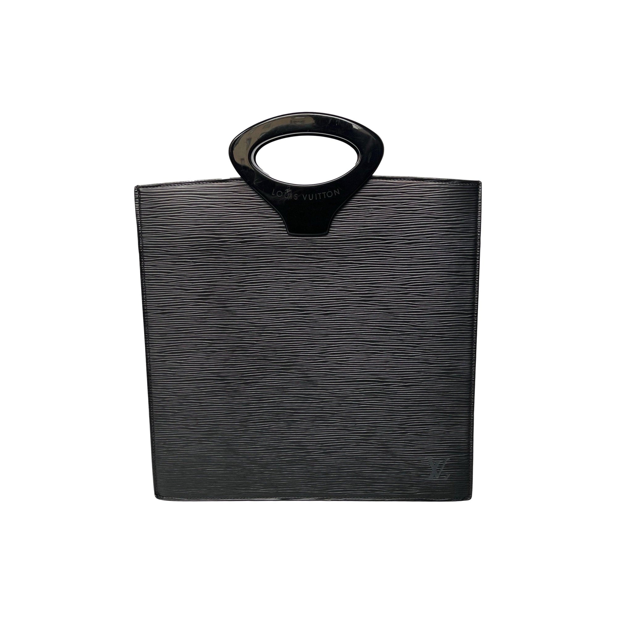 Louis Vuitton Black Epi Leather Top Handle - Handbags