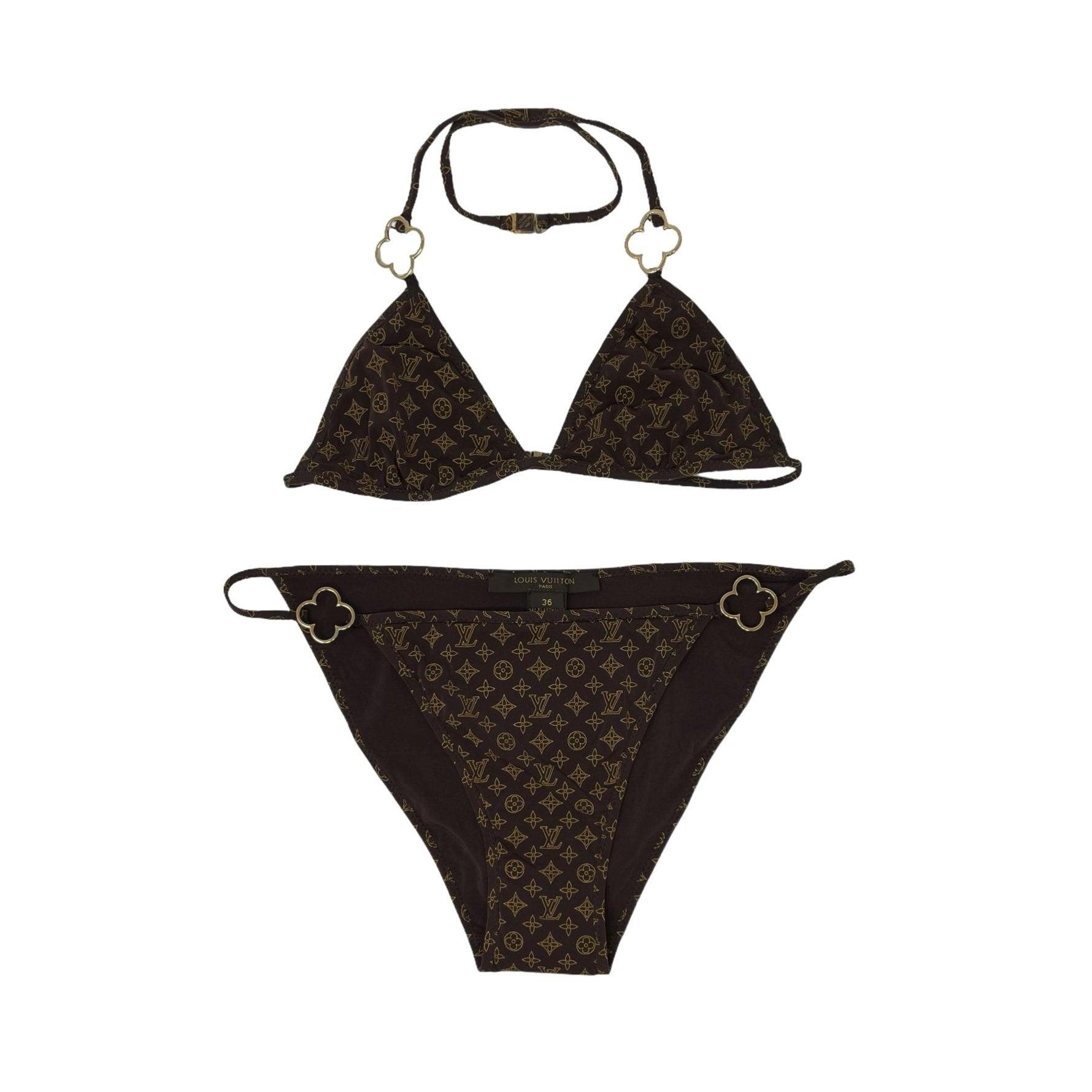 Vintage Louis Vuitton Brown Monogram Bikini – Treasures of NYC