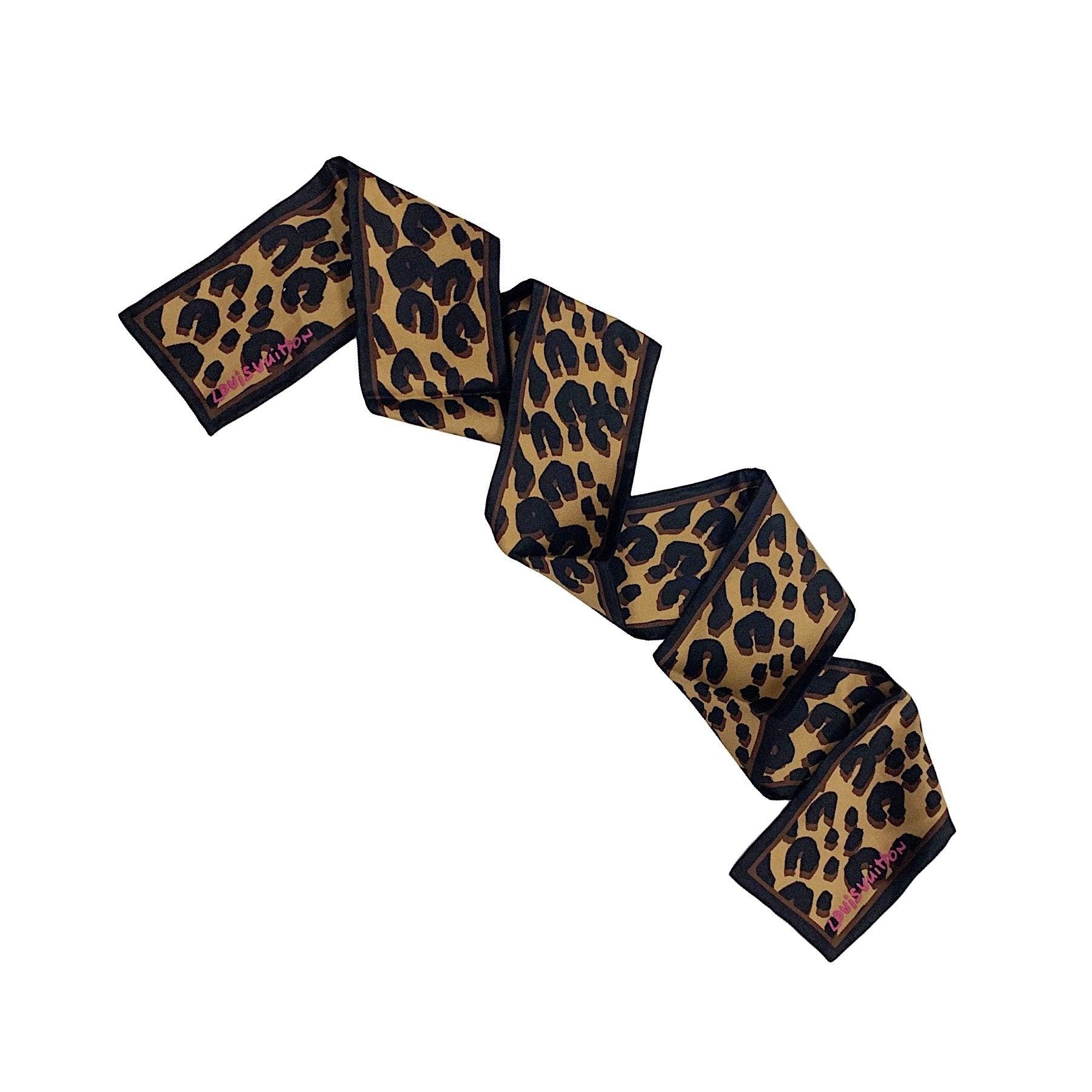 Louis Vuitton Cheetah Print Slim Wrap