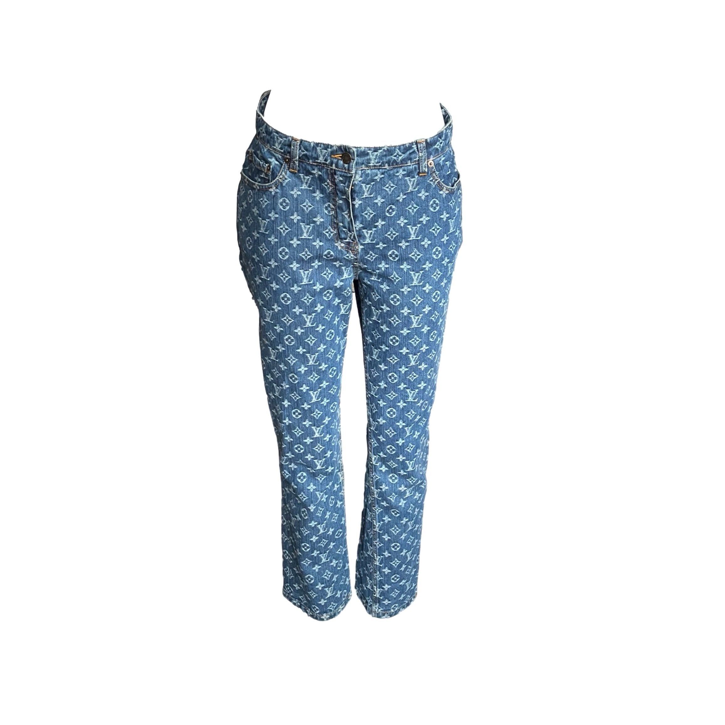 Louis Vuitton Monogram Denim Jeans – Tenisshop.la