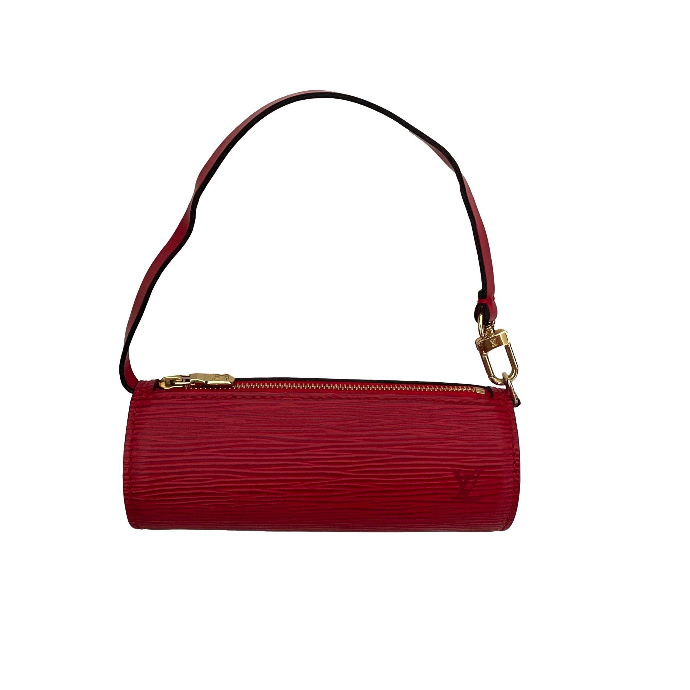 Treasures of NYC - Louis Vuitton Red Epi Micro Cylinder Bag