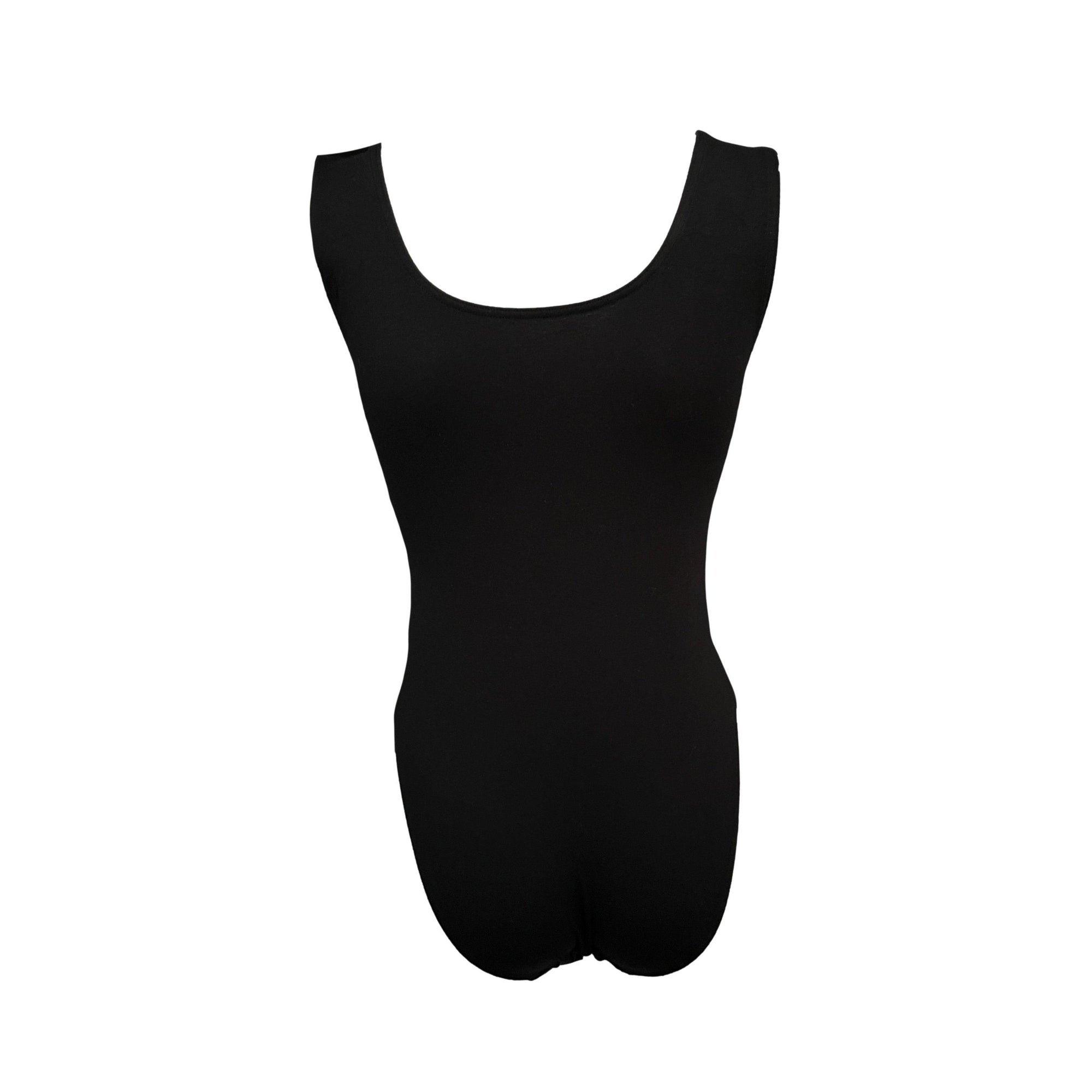 Moschino Black Print Bodysuit - Apparel