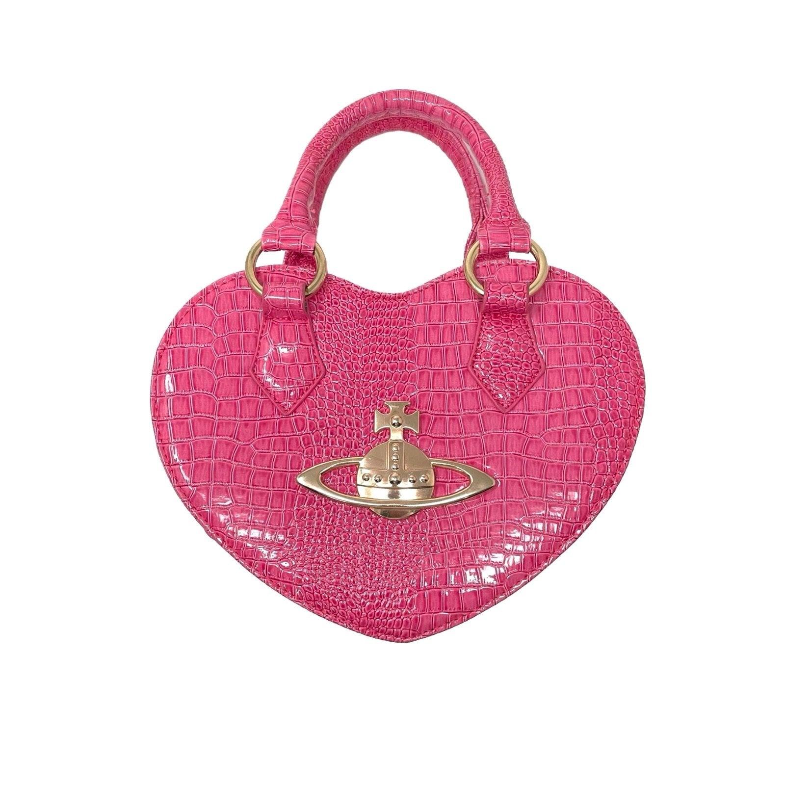 Treasures of NYC - Vivienne Westwood Hot Pink Heart Bag