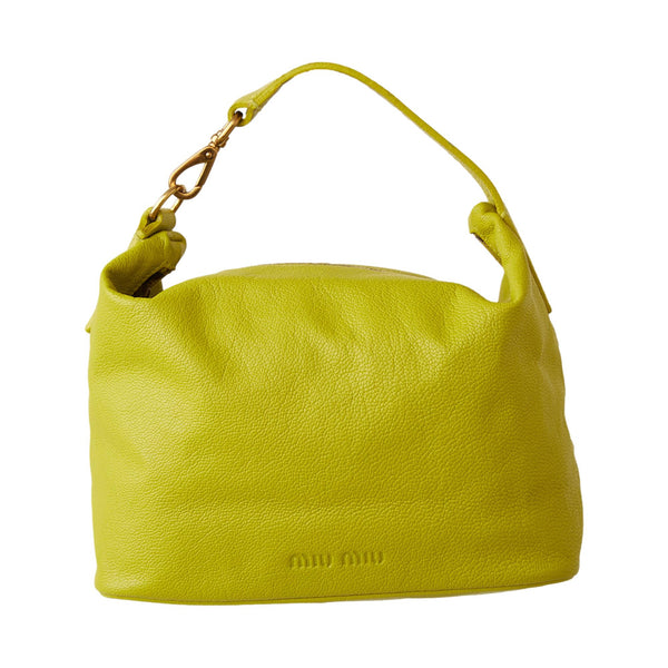 Miu Miu Lime Green Leather Mini Bag – Treasures of NYC