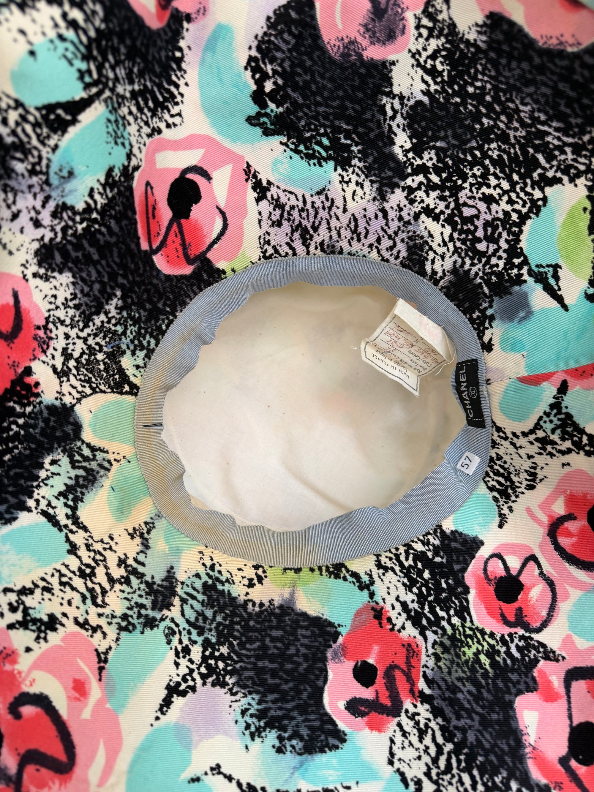 Chanel Floral Large Sun Hat