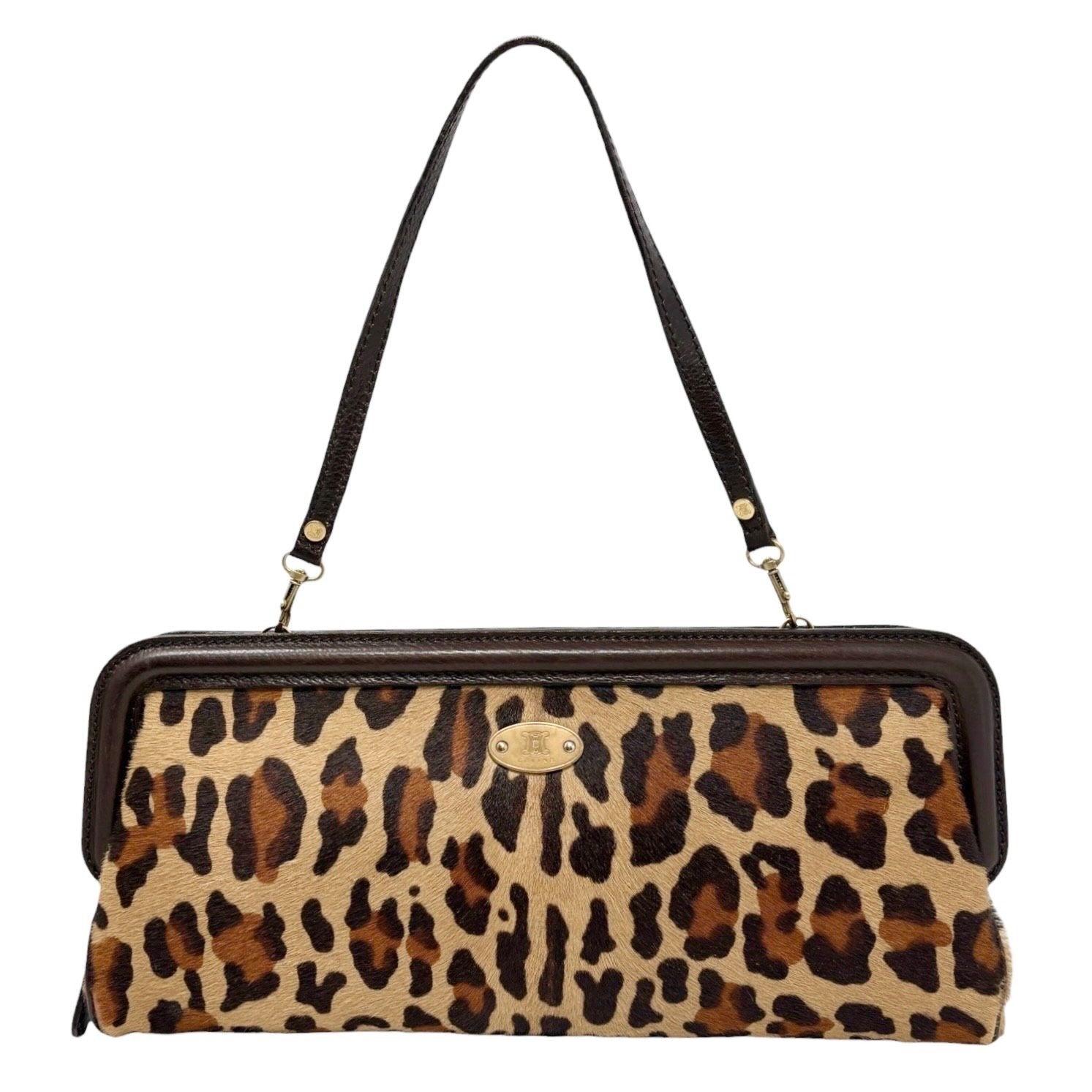 Celine Calf Hair Cheetah Shoulder Bag
