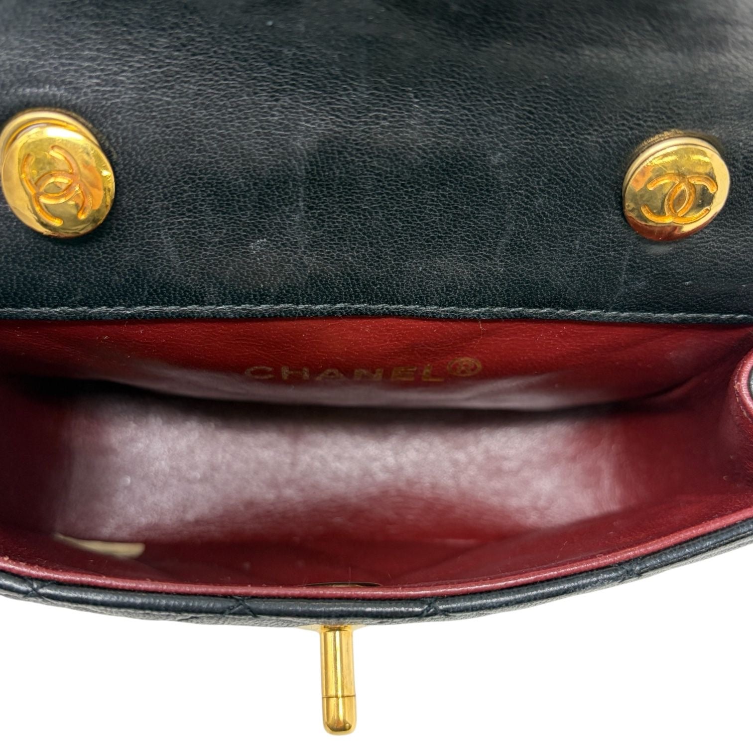 Chanel Black Mini Turnlock Flap Bag