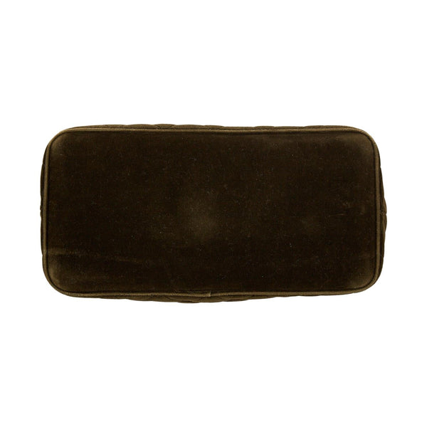 Chanel Olive Green Medallion Top Handle Bag