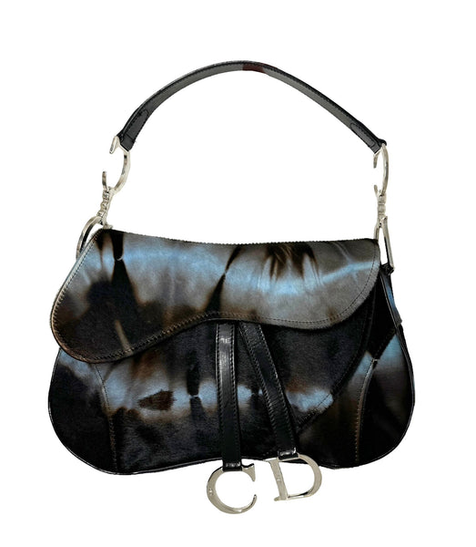 Christian Dior Tie Dye Leather Saddle Bag – Angeles Vintage