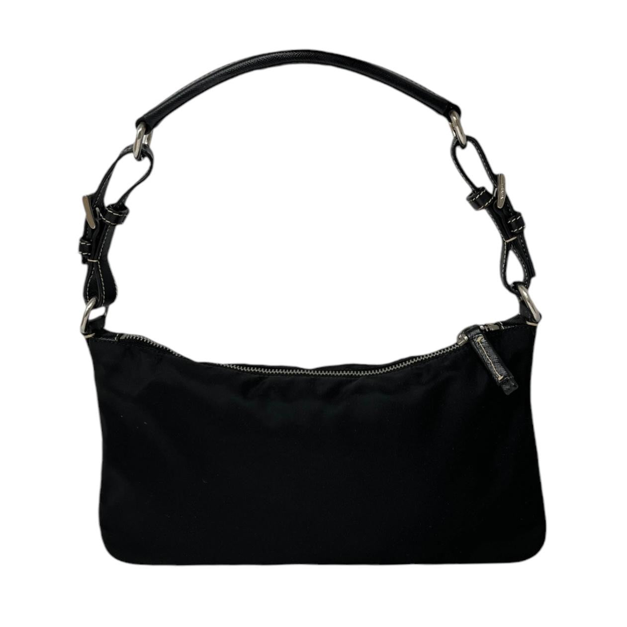 Prada Black Nylon Shoulder Bag