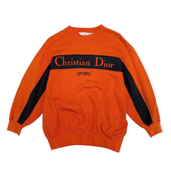 Dior Sports Orange Logo Sweater