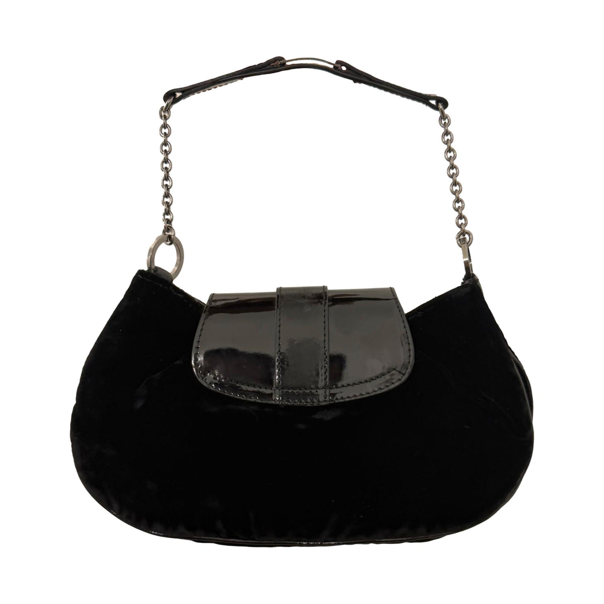 Dior Black Velvet Mini Bag