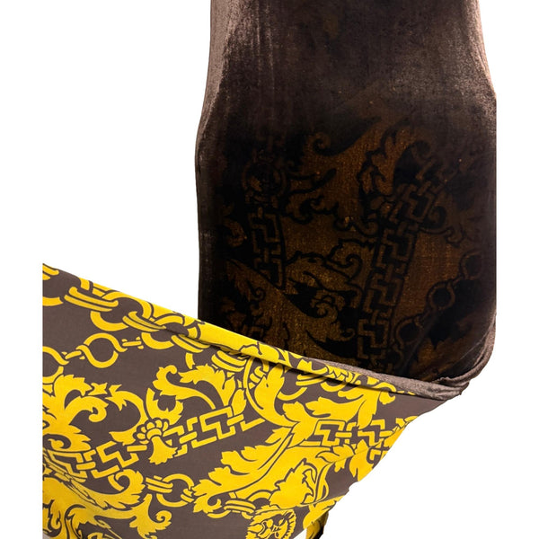 Versace Brown Velvet Dress