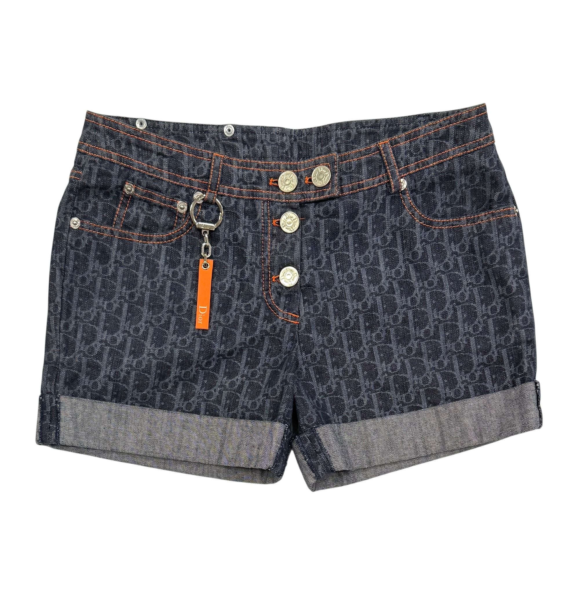 Dior Navy Flight Logo Shorts – Treasures of NYC