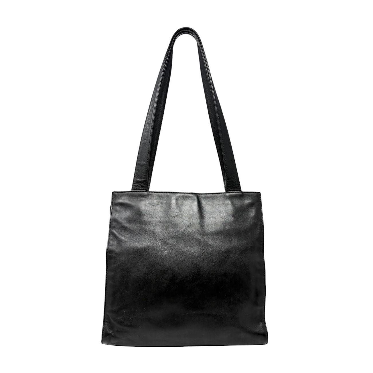 Chanel Black Logo Shoulder Bag
