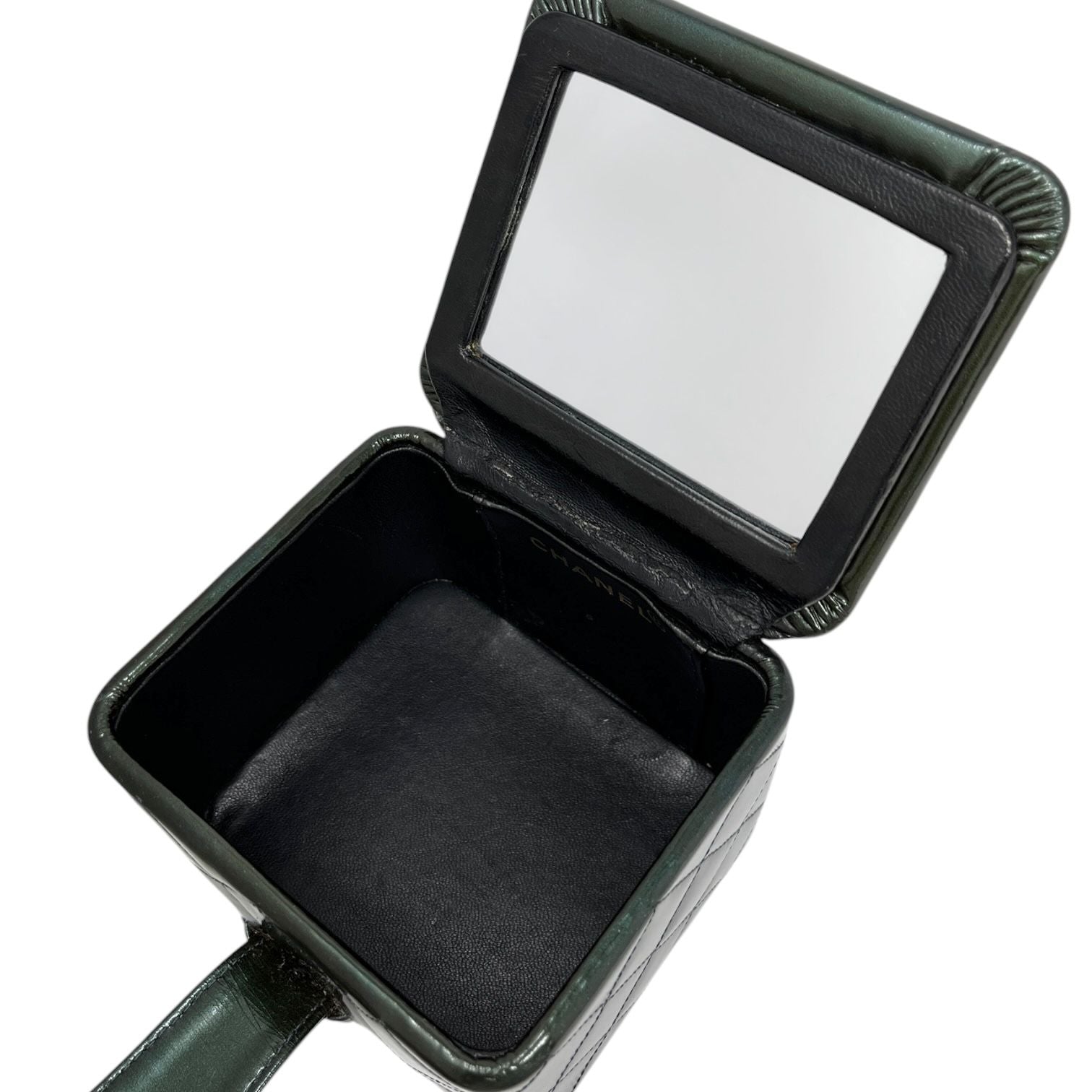 Chanel Micro Green Top Handle Bag