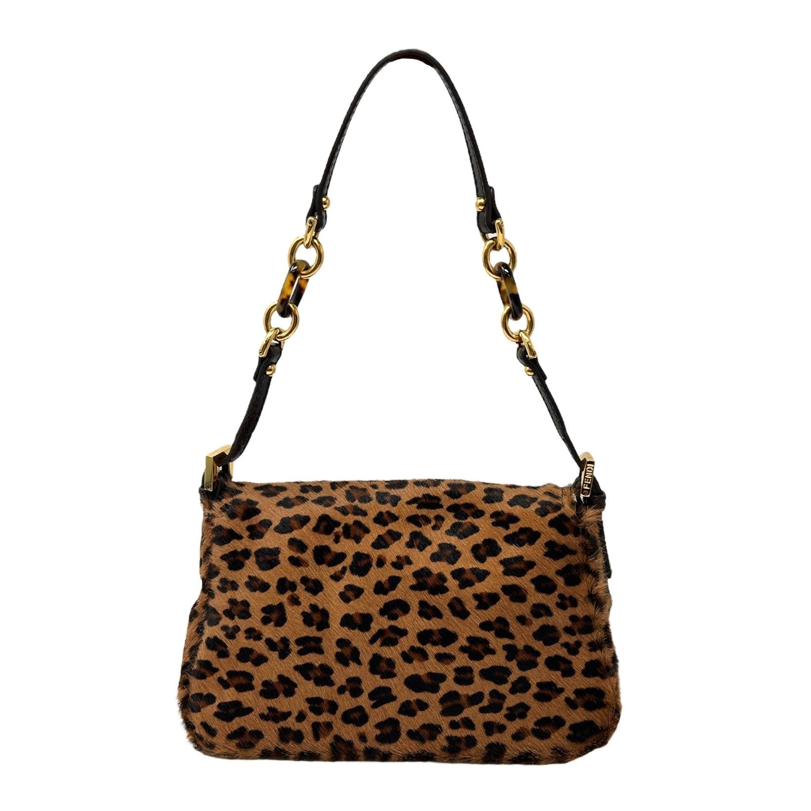 Fendi Cheetah Mama Mini Baguette Bag