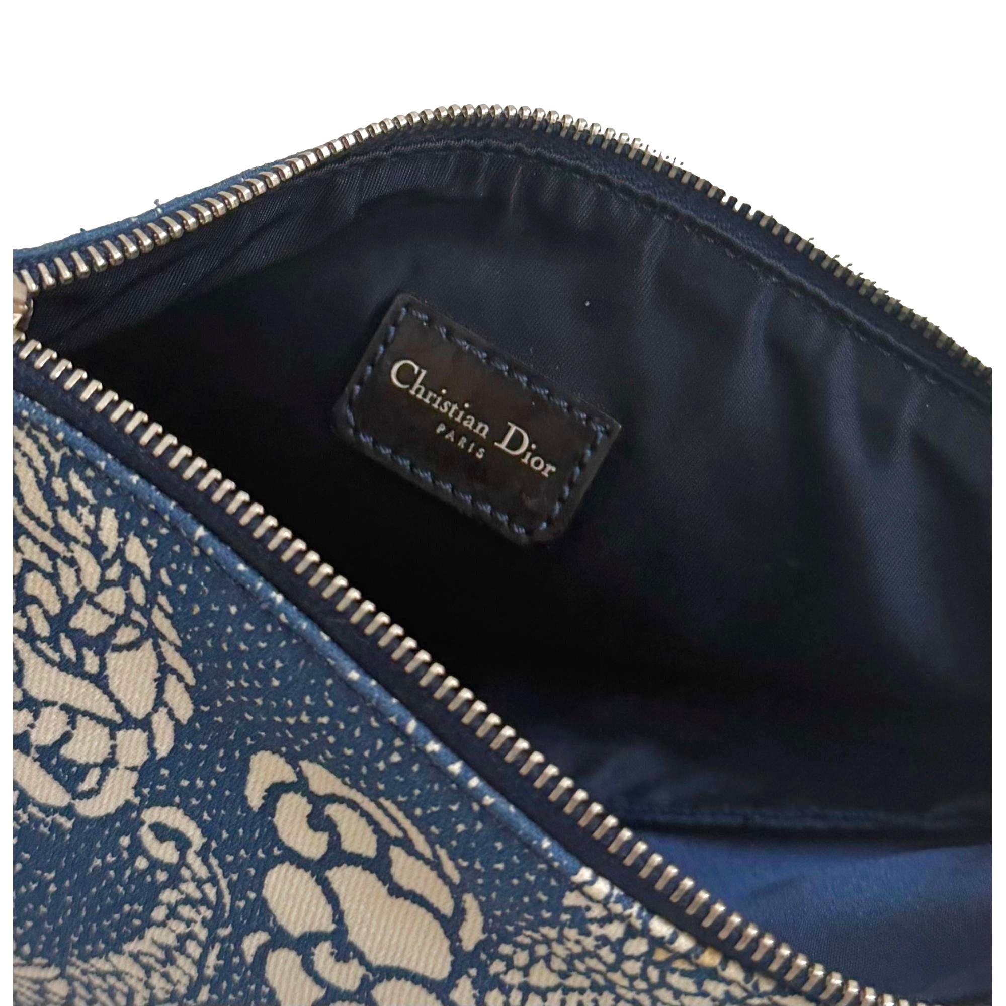 Dior Blue Dragon Mini Saddle Bag