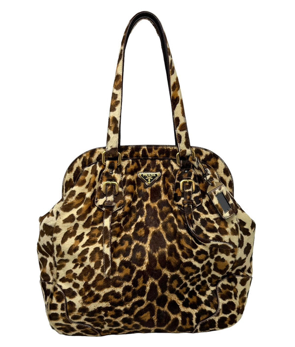 Prada Cheetah Print Shoulder Bag