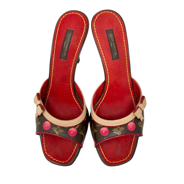 Louis Vuitton Cherry Logo Heels