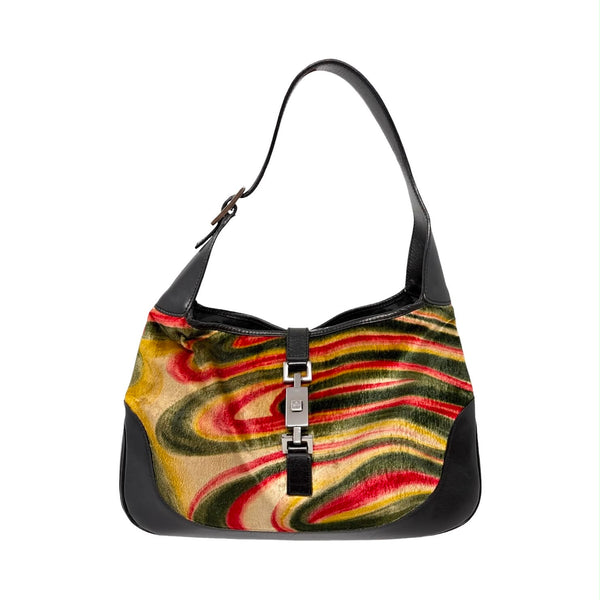 Gucci Velvet Psychedelic Jackie Bag