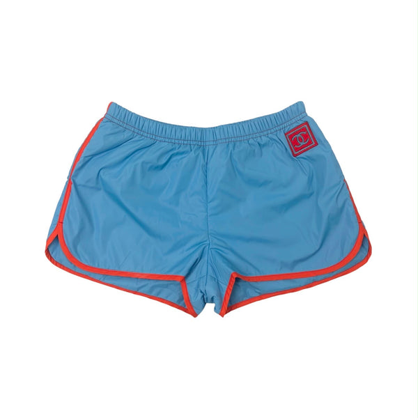 Chanel Sport Blue Logo Shorts