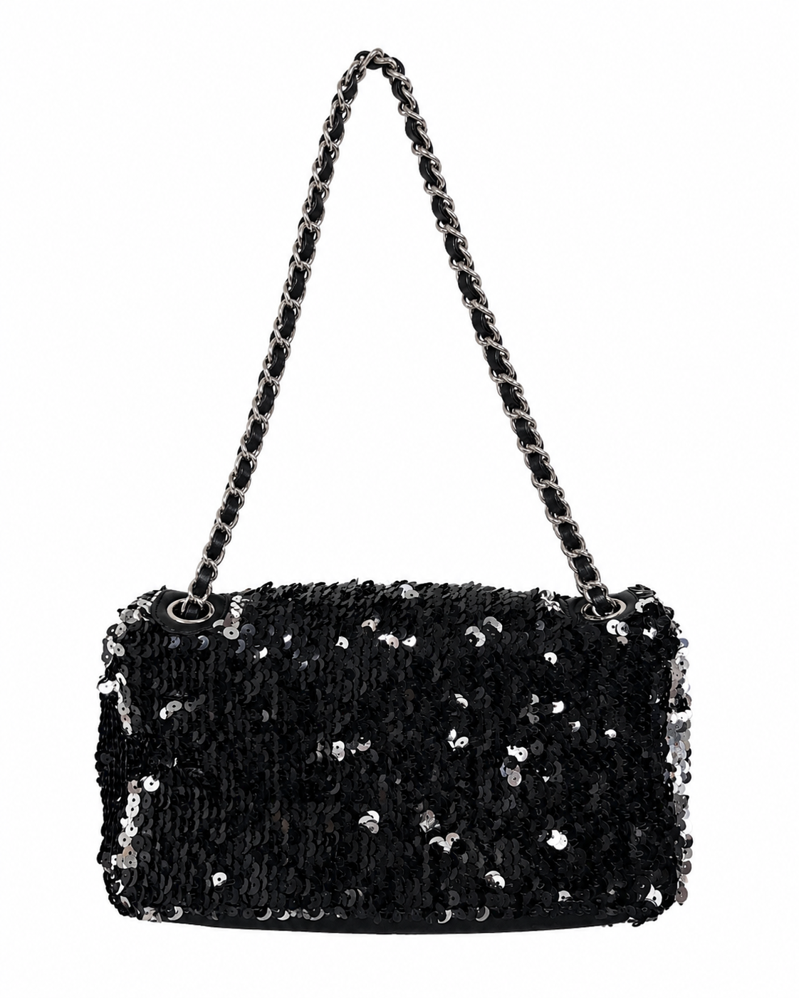 Chanel Black Sequin Flap Bag