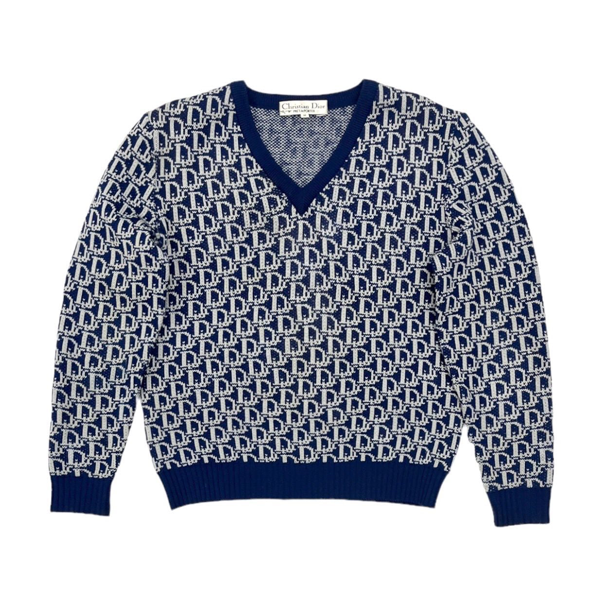 Dior Navy Logo Sweater