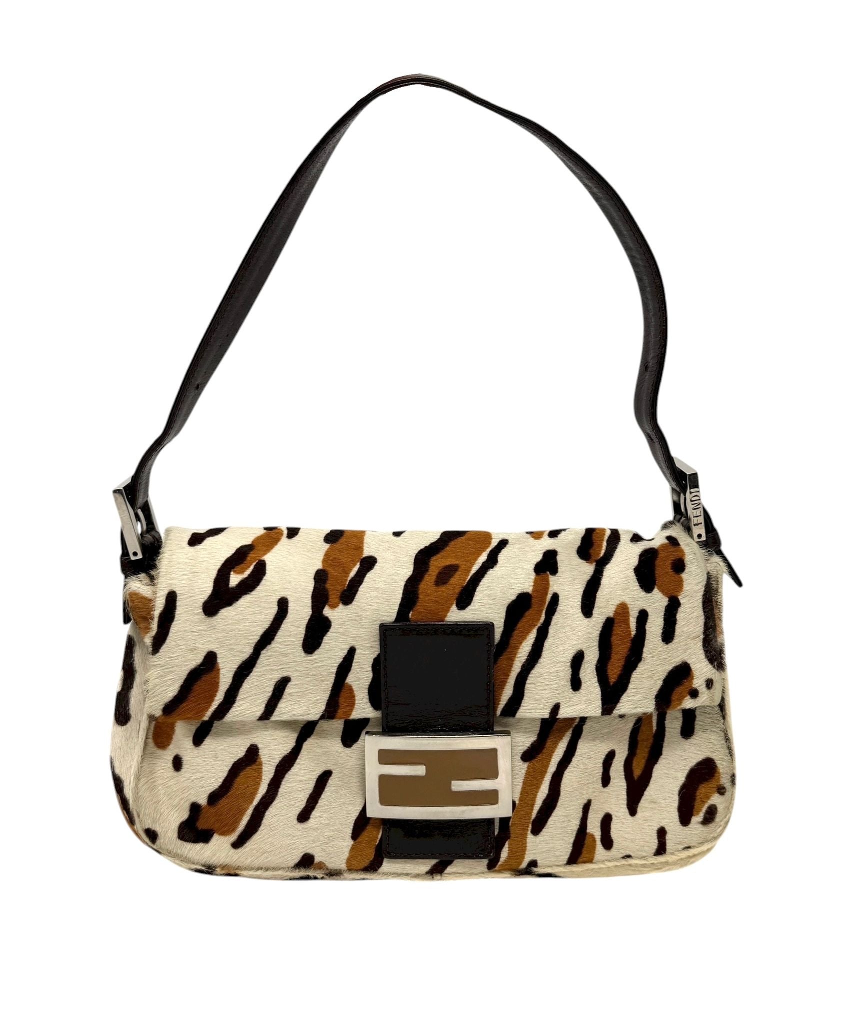 Fendi Leopard Print Baguette