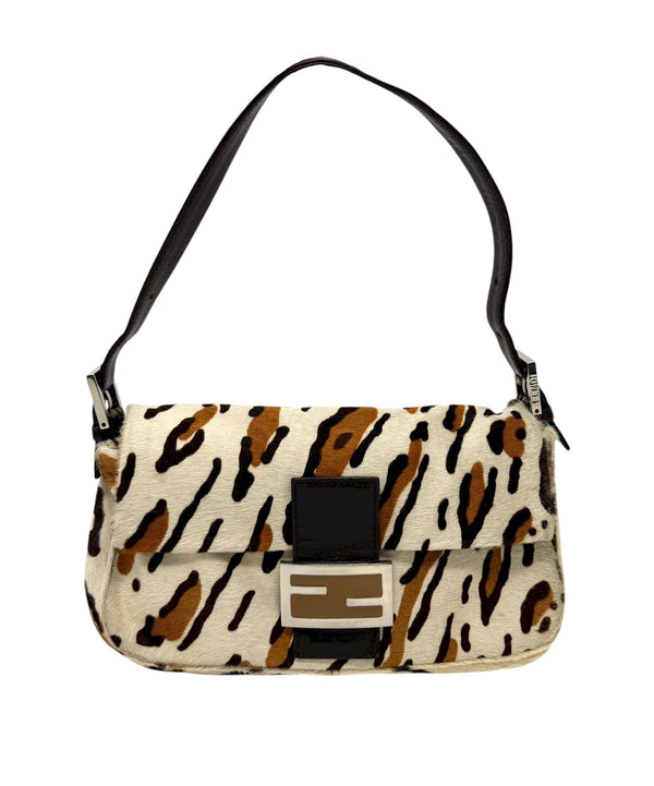 Fendi Leopard Print Baguette
