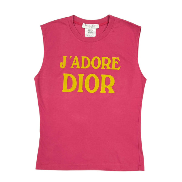 Dior J'Adore Hot Pink + Yellow Tank