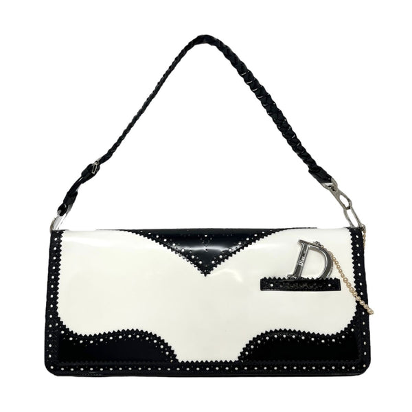 Vintage Dior Black Leather Shoulder Bag – Treasures of NYC