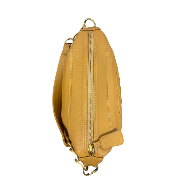 Chanel Tan Caviar Chain Shoulder Bag