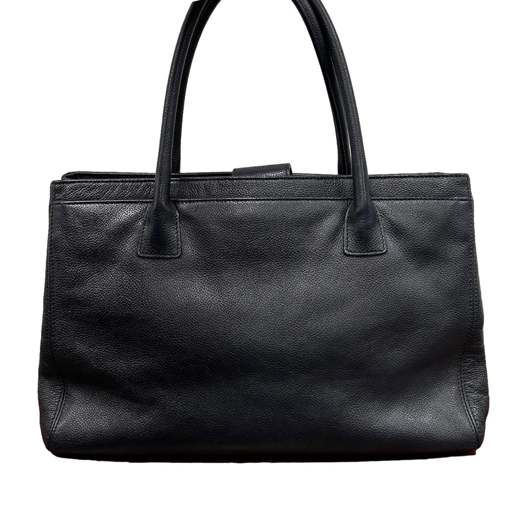 Chanel Black Caviar Cerf Tote