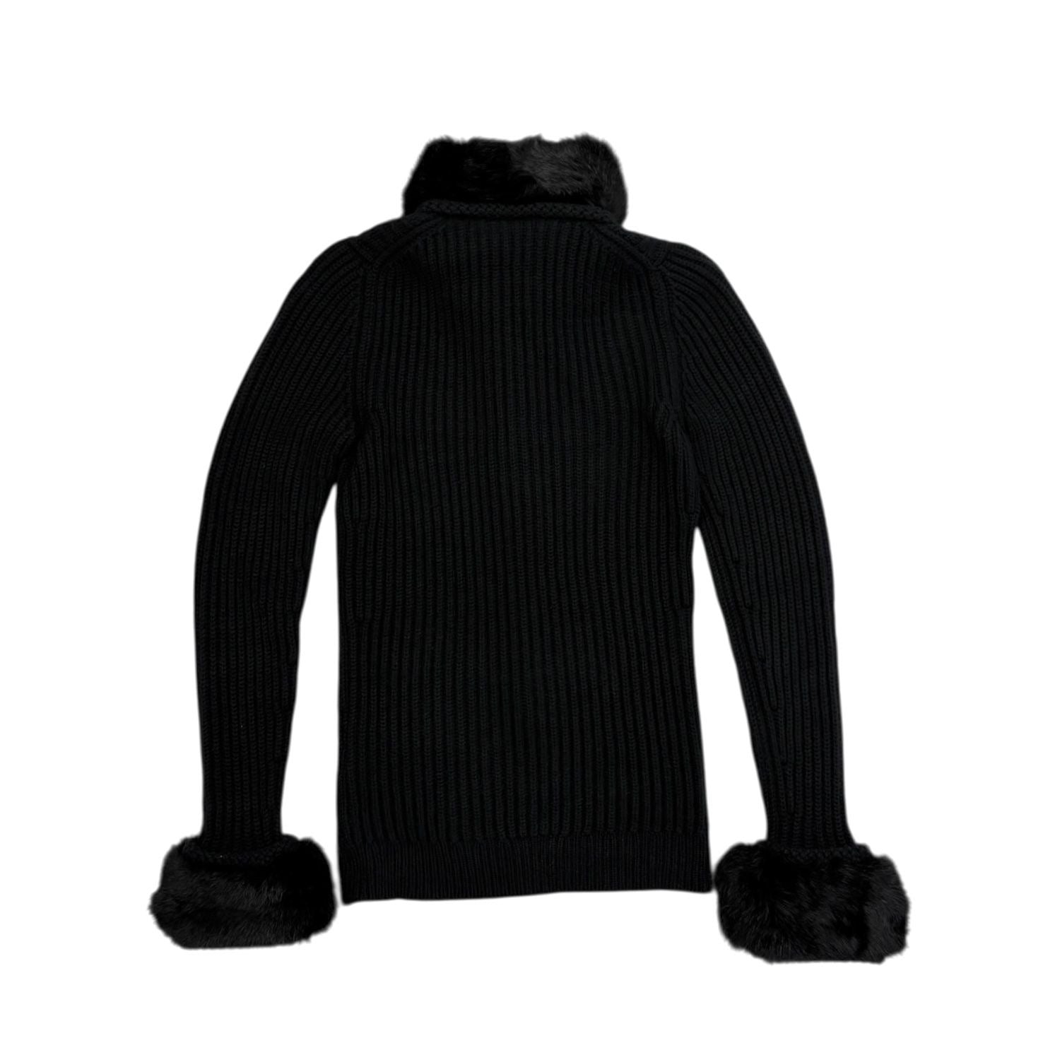 Gucci Black Logo Zip Sweater