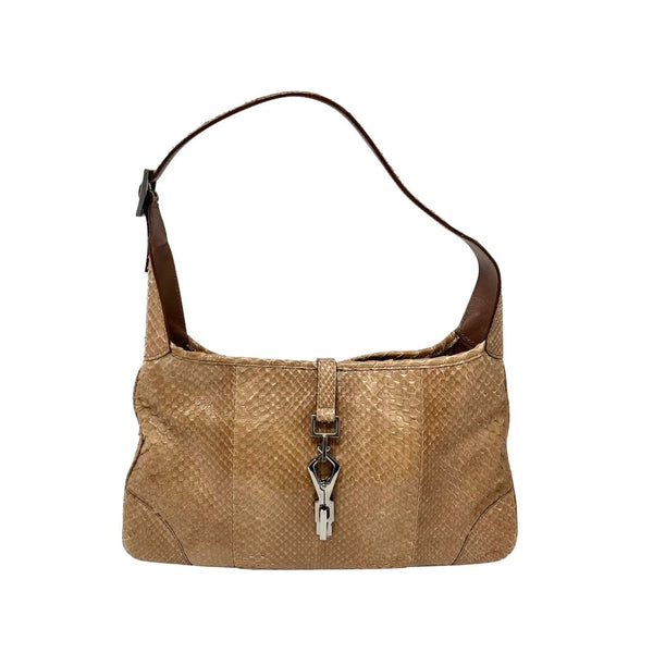 Gucci Tan Snakeskin Jackie Bag