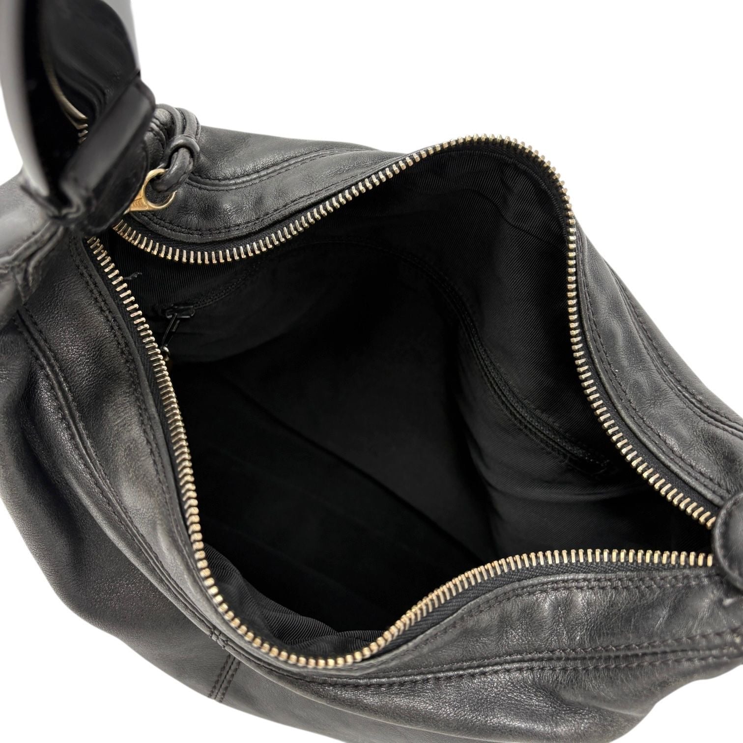 Chanel Black Structured Handle Shoulder Bag