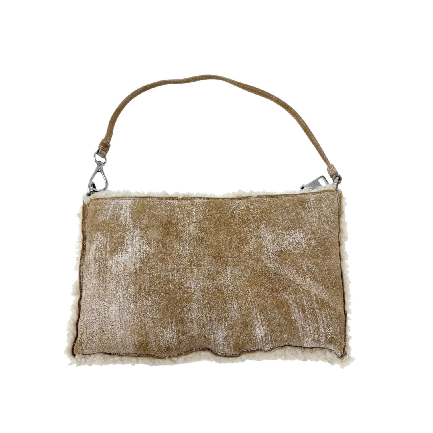 Prada Shearling Mini Shoulder Bag