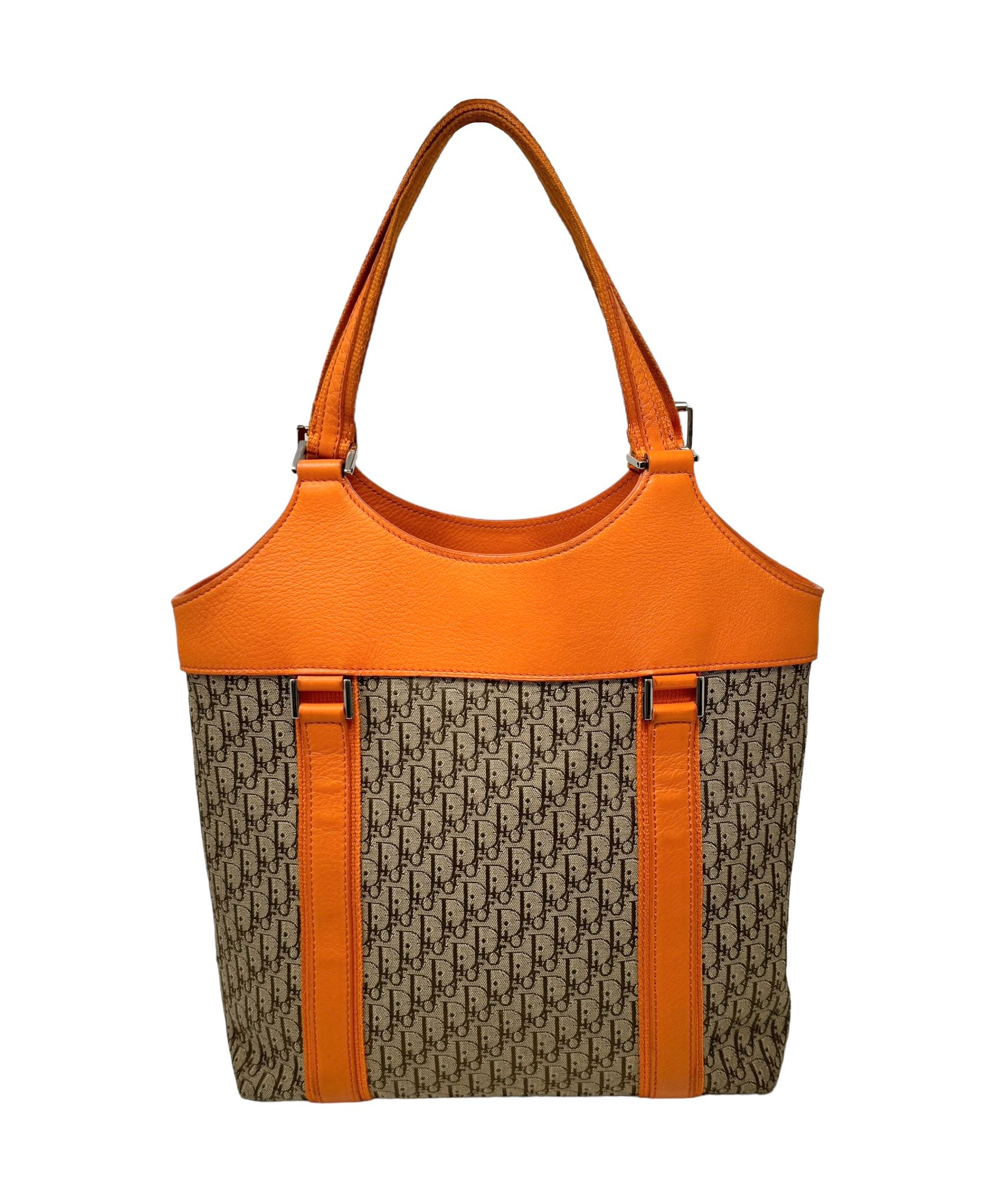 Dior Orange Logo Shoulder Bag