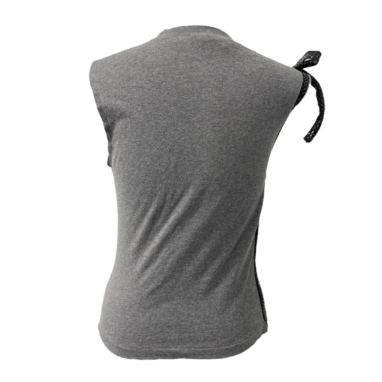 Dior Grey Zipper Logo Tank – Treasures of NYC